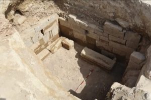 2,600 Year Old Etruscan Tomb chambers