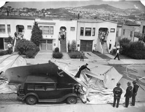 Ghost Blimp crashed