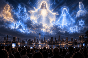 Project Bluebeam 45 Project Bluebeam Holy Figures Hologram