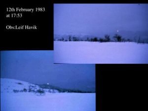 The Hessdalen Lights Leif Havik Recorded UFO Lights