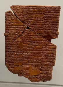 Man made From Clay Myth sumerian tablet 