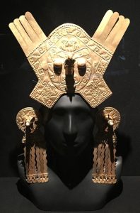 Ancient Winged Symbols Chimu Gold