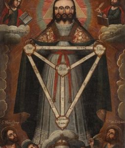 Three Headed God Symbol Holy Trinity 