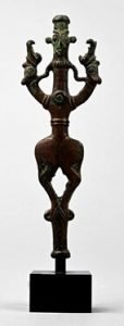 Ancient Twin Holding Symbolism artifact